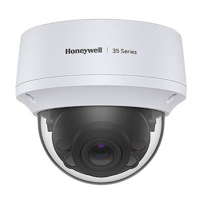 Honeywell HC35W48R2 8 MP İç ve Dış Mekan Dome IP Kamera (WDR 120 dB, 2,7–13,5 mm Motorlu Varifokal, IR, PoE, IK10)