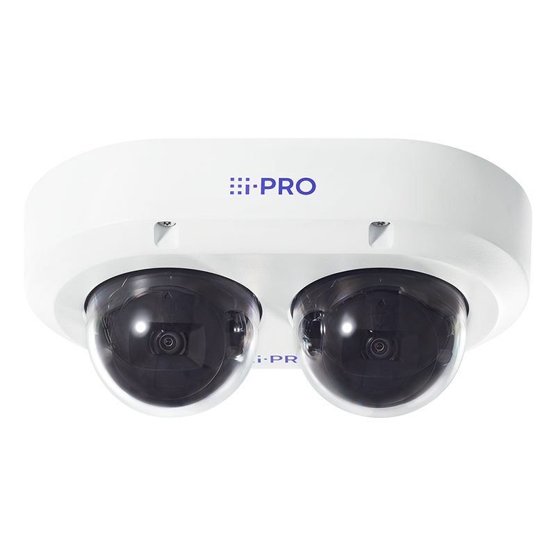 i-PRO WV-S85402A-V2L 2×4 MP Dış Mekan Çok Yönlü IP Kamera (2.5× Optik Zoom, Entegre IR 40 m, 4× AI uygulama, PoE+)