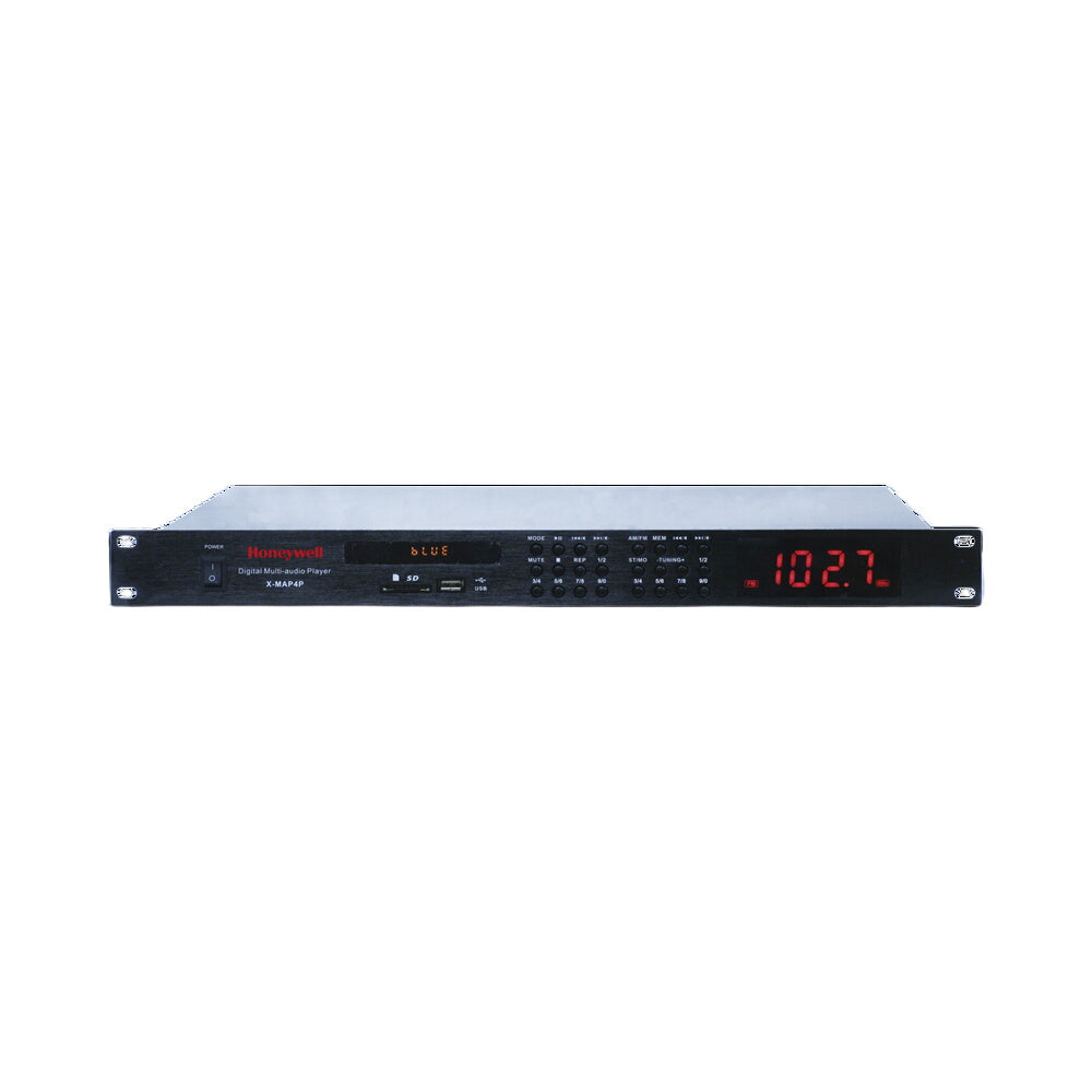 Honeywell X-MAP4P-B Ψηφιακός Πολλαπλός Αναπαραγωγέας Ήχου (Συμβατός με X-618, 2 Ζώνες, USB/SD, AM/FM)