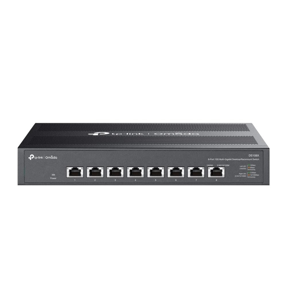 TP-Link DS108X 8 Port 10G Switch (Sessiz, 160 Gbps)