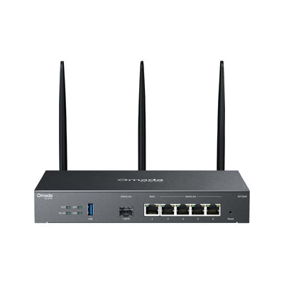 TP-Link ER706W Gateway Router (AX3000 WiFi 6, 1 Gigabit SFP, 5 Gigabit RJ45, USB 3.0, WireGuard VPN, Omada Yönetim)
