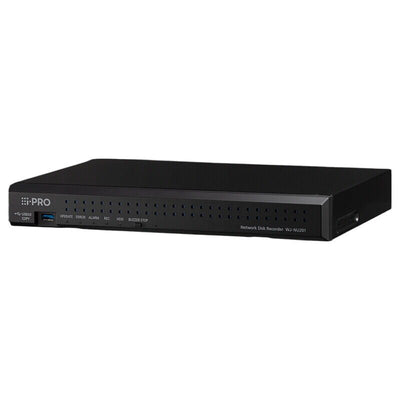 I-PRO WJ-NU201KG 8 Kanal NVR (8x PoE+, 2x SATA, H.265, NDAA)