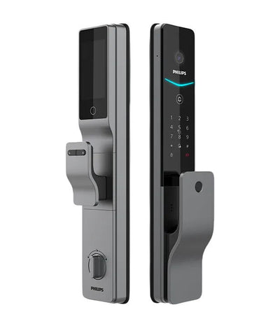 Philips DDL720-FVP-7HWS Akıllı Dijital Kapı Kilidi (Yüz Tanıma, Parmak İzi, PIN Kodu, Kart/Tag, Mekanik Anahtar)