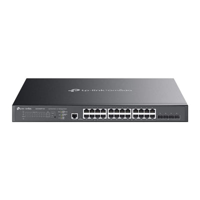 TP-Link SG3428XPP-M2 28 Port Switch (24x 2.5G PoE++, 4x 10G SFP+, 770 W PoE Bütçesi, Yönetimli)