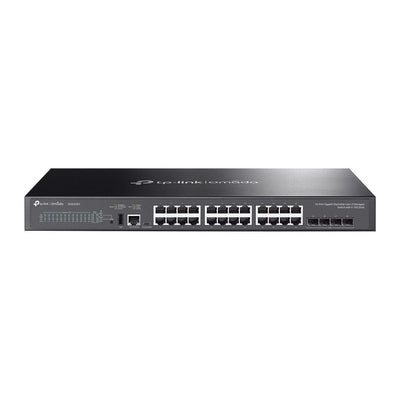 TP-Link SG5428X 24 Port Gigabit Switch (L3 Yönetimli, 4× 10 Gbps SFP+)