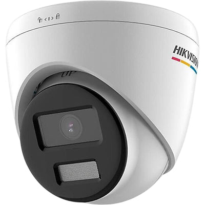 Hikvision DS-2CD1343G2-LIUF 4 MP Outdoor Fixed Turret IP Camera (Smart Hybrid Light, Human/Vehicle Detection, H.265+, IP67)