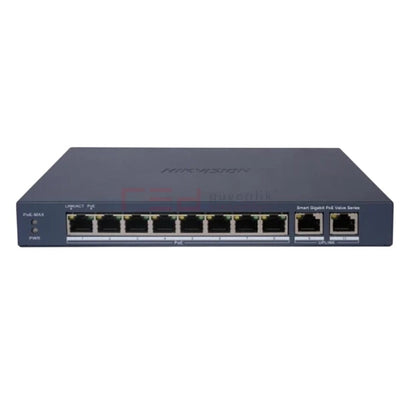 Hikvision DS-3E1510P-EI 8 Port Gigabit PoE Akıllı Yönetilebilir Anahtar