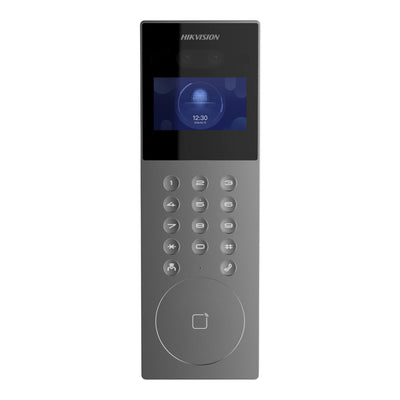 Hikvision DS-KD9203-E6 2 MP Dış Mekan İnterkom (4.3″ Ekran, Yüz Tanıma, M1 Kart Okuyucu)
