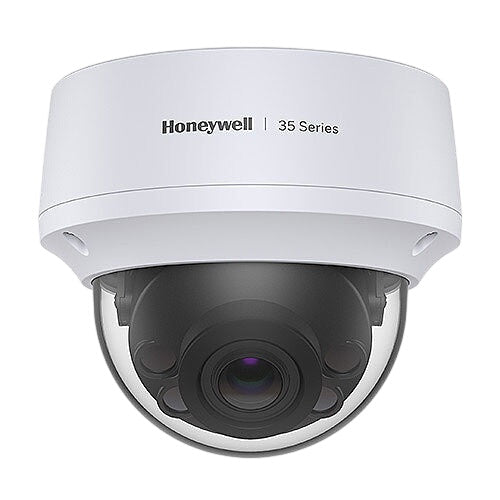 Honeywell HC35W45R2 5 MP Indoor/Outdoor Dome IP Camera (WDR 120 dB, 2.7–13.5 mm MFZ, IR, PoE)