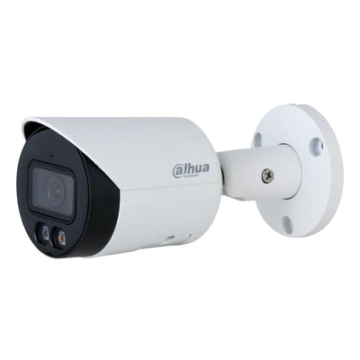 Dahua IPC-HFW2249S-S-IL 2 MP Outdoor Bullet IP Camera (Smart Dual Light, Full-color Night Vision, Human/Vehicle Detection, Built-in Microphone, IP67)