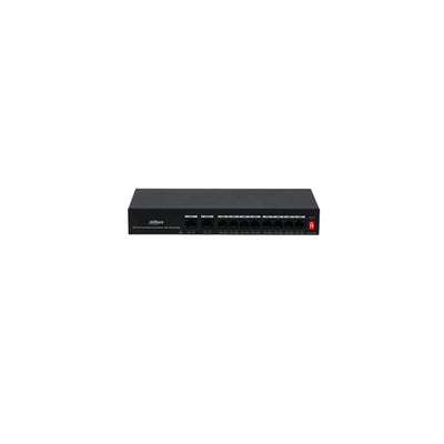 Dahua PFS3010-8ET-65 10 Port 10/100 Mbps Ethernet Switch, 8x PoE, 65W PoE Budget