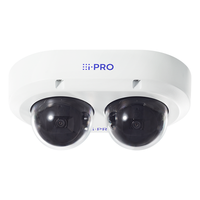 i-PRO WV-S85402A-V2L 2×4 MP Dış Mekan Çok Yönlü IP Kamera (2.5× Optik Zoom, Entegre IR 40 m, 4× AI uygulama, PoE+)