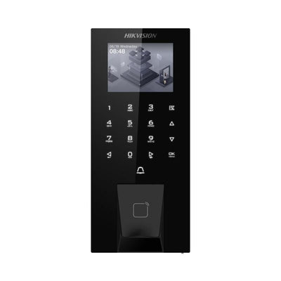 Hikvision DS-K1T807MBFWX-E1 Profesyonel Parmak İzi Terminalleri (Parmak İzi, M1 Kart, PIN, Wi-Fi & Ethernet, Duvar Montajı)