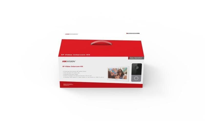 Hikvision DS-KIS607-S Video Interkom Kiti (7 inç Ekran, 2 MP Kamera, IP, İç ve Dış Mekan)