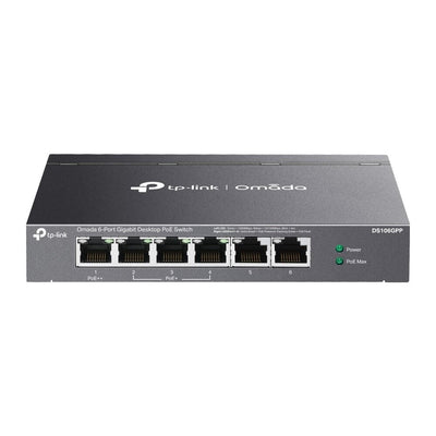 TP-Link DS106GPP 6 Θύρες Gigabit Switch (1x PoE++, 3x PoE+, Αδιαχείριστο)
