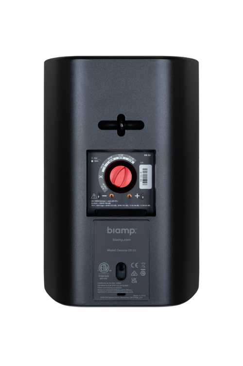 Biamp Desono DX-S5 5 inç Yüzey Montaj Hoparlör (70 V/100 V Otomatik Transformatör, IP54, ClickMount/U-Bracket)