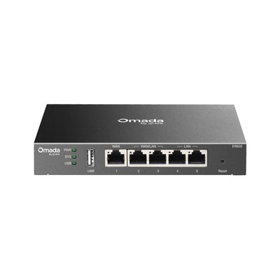 TP-Link ER605 Gateway Router (1 Gigabit WAN, 3 Gigabit LAN/WAN, 1 Gigabit LAN, IPSec/L2TP/PPTP/OpenVPN, SPI Firewall, Omada SDN)