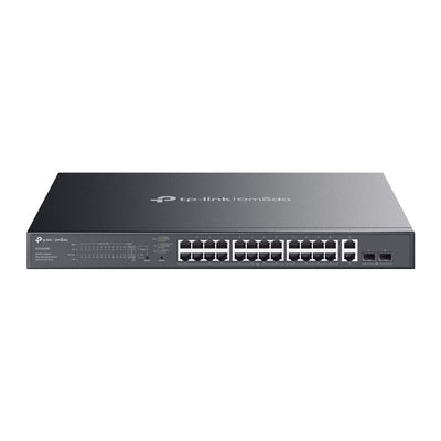 TP-Link ES228GMP 28 Port Gigabit Switch (24x PoE+, Omada SDN, 56 Gbps, 2x SFP)
