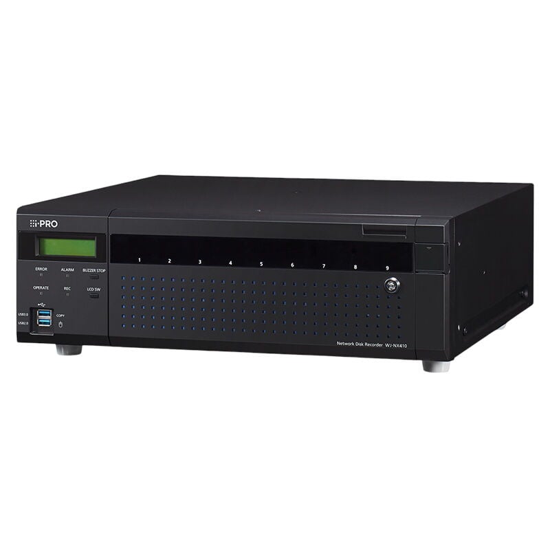 I-PRO WJ-NX410KG 64 Kanal NVR (9x SATA, H.265, NDAA)
