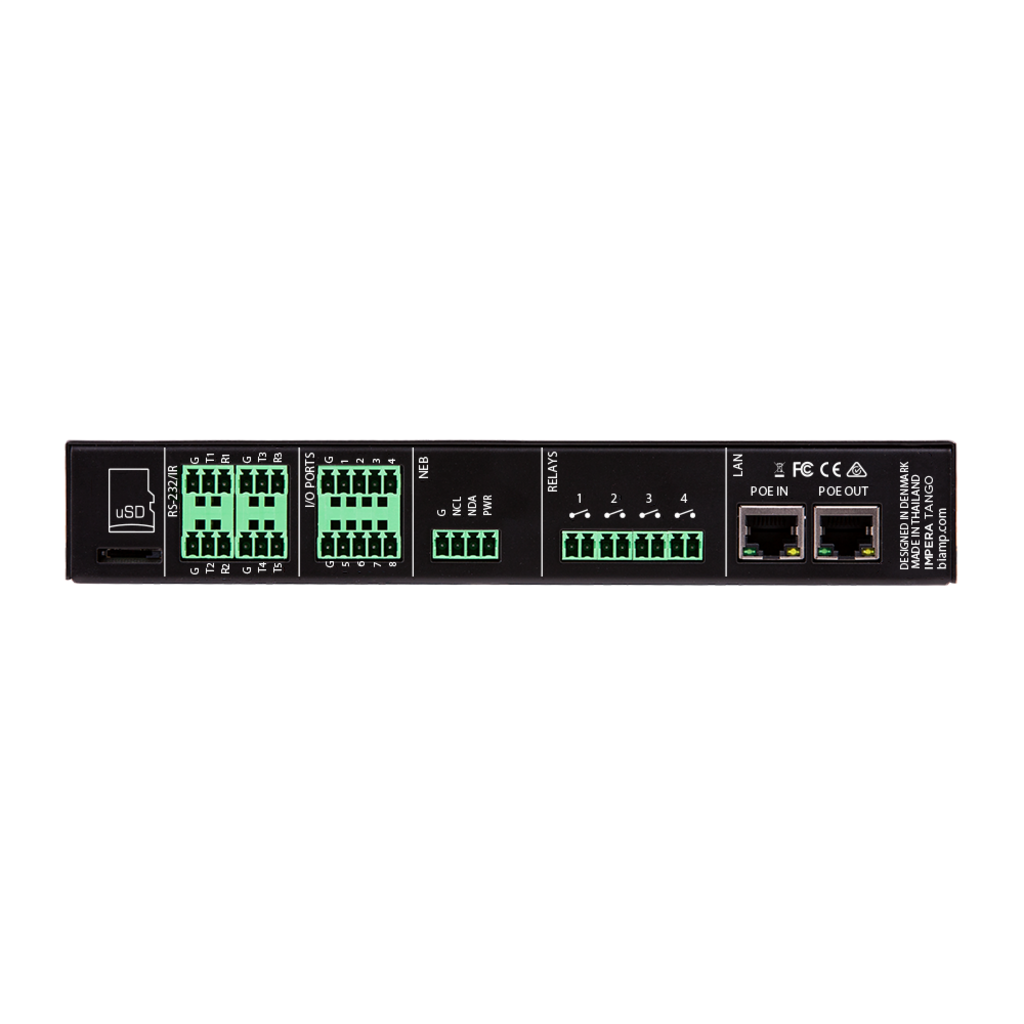 Biamp Impera Tango Kontrolör (5 Apprimo Panel, PoE IEEE 802.3at Class 3 15W)