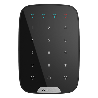 Ajax KeyPad Jeweller Alarm Ürünü (Kablosuz Dokunmatik Tuş Takımı, Kapasitif Sensör)