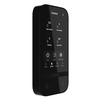 Ajax KeyPad TouchScreen Jeweller Alarm Urunu (Kablosuz, Dokunmatik Ekran, 5″ IPS)