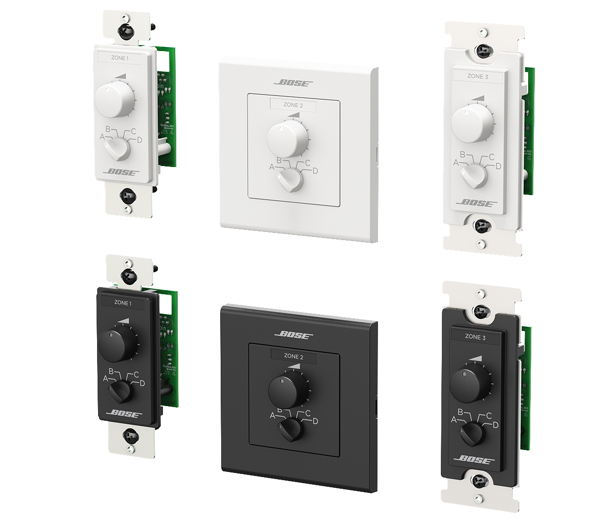 Bose Professional ControlCenter CC-3 Zon Ses Kontrolörü (Pasif, Duvar)