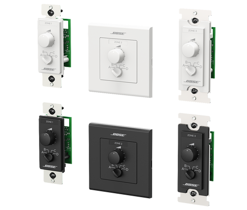 Bose Professional ControlCenter CC-3 Zon Ses Kontrolörü (Pasif, Duvar)