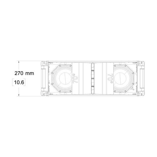 Bose Professional ShowMatch SM20 Kolon Dizi Hoparlörü (20° Dikey, 145 dB SPL, Modüler)